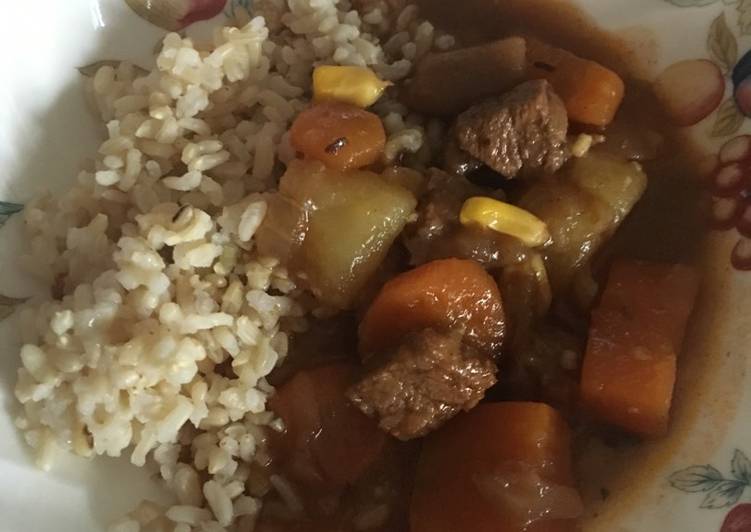 Resep: saat makan malamJapanese Curry (Magic Com)