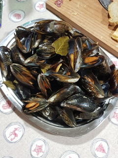 Una foto de Mejillones al vapor