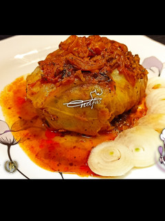 عکسی از دستور دلمه کلم برگ