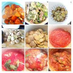A picture of Jengkol rica rica.