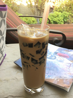 A picture of Grass Jelly Cappuccino.
