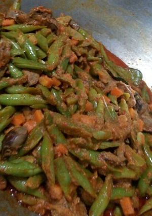 Foto resep Sambel goreng buncis ati ayam