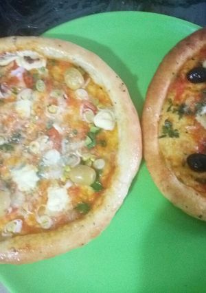 Une photo de Pizza à la semoule
