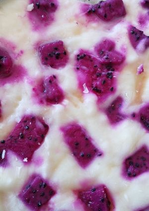 Gambar 🐉 🍯 Honey + Dragonfruit Yoghurt Bark 🍯🐉