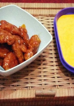 Foto resep Fire Chicken with Cheese sauce versi suimpplee!!!