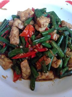 Foto resep Tumis kacang panjang tempe