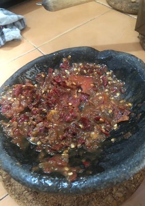Foto resep Sambel Terasi Mentah