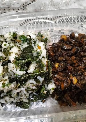 Foto resep 111. Nasi Bayam