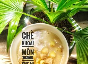 Hình của món Chè khoai môn hạt sen.