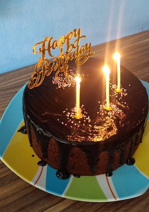 Foto resep Banana Choco Cake Birthday