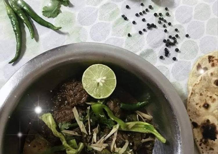 Simple Way to Prepare Autumn Kali mirch karahi
