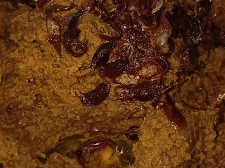 Ternyata begini lho! Resep memasak Membuat rendang peraktis dan mudah pakai bumbu beli dari pasar  lezat