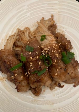 Foto resep Enoki Beef Roll