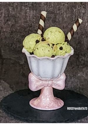 Foto resep Avocado Ice Cream With Almond And Choco Chip