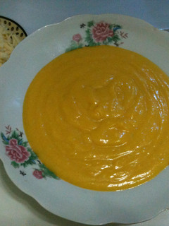 Una foto de Crema de calabaza