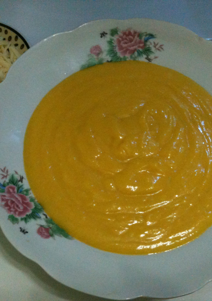 Una foto de Crema de calabaza