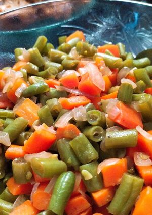 Foto resep Oseng wortel buncis sederhana