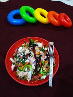 A picture of Chicken salad.