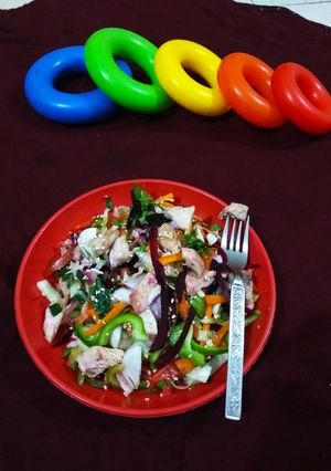 A picture of Chicken salad.