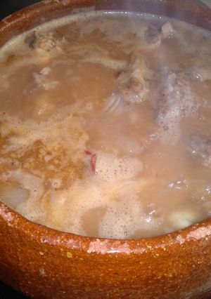 Una foto de Pulpo con conejo picante