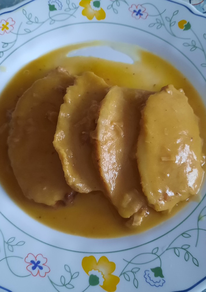 Una foto de Lomo de cerdo con salsa de Manzana