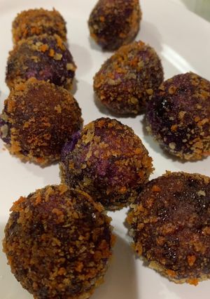 Foto resep Ubi crispy isi coklat