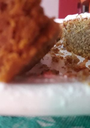 Una foto de Budín integral con remolacha
