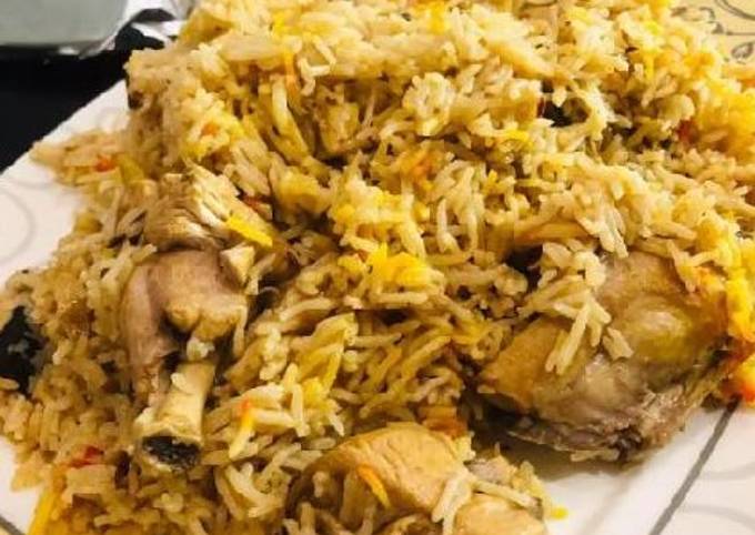 Recipe of Homemade Chicken pulao with kahla recipe