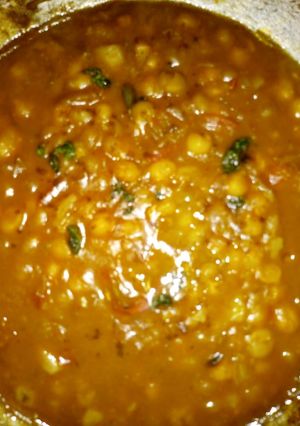A picture of Matar sabji.