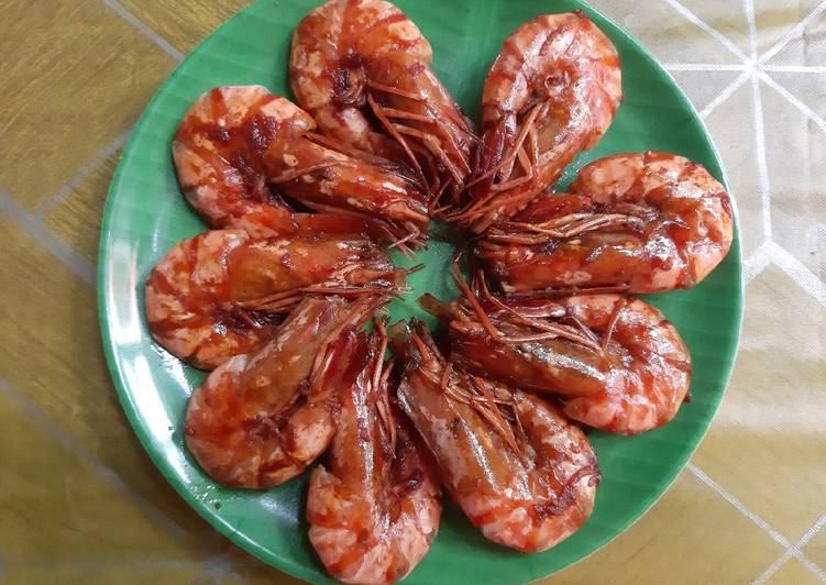 Cara Gampang Menyiapkan Udang bakar teflon Anti Gagal