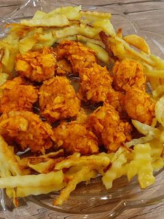 عکسی از دستور مرغ چیپسی فرانسوی 😋