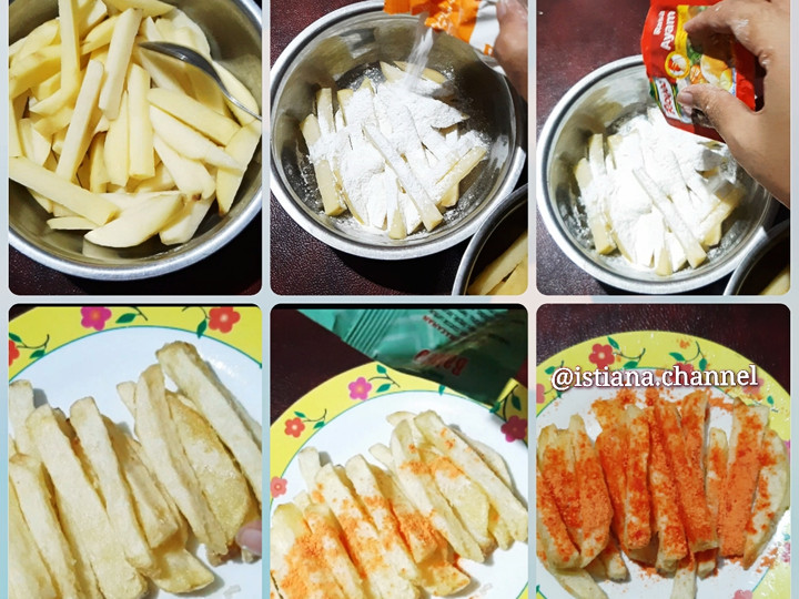 Ini dia! Resep buat Kentang goreng stick crispy  spesial