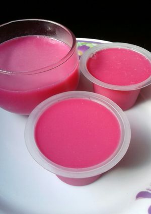 Foto resep Puding Silky Buah Naga
