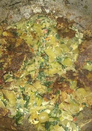 Una foto de Tortilla de acelga