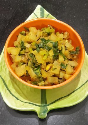 A picture of Muli bhurji.