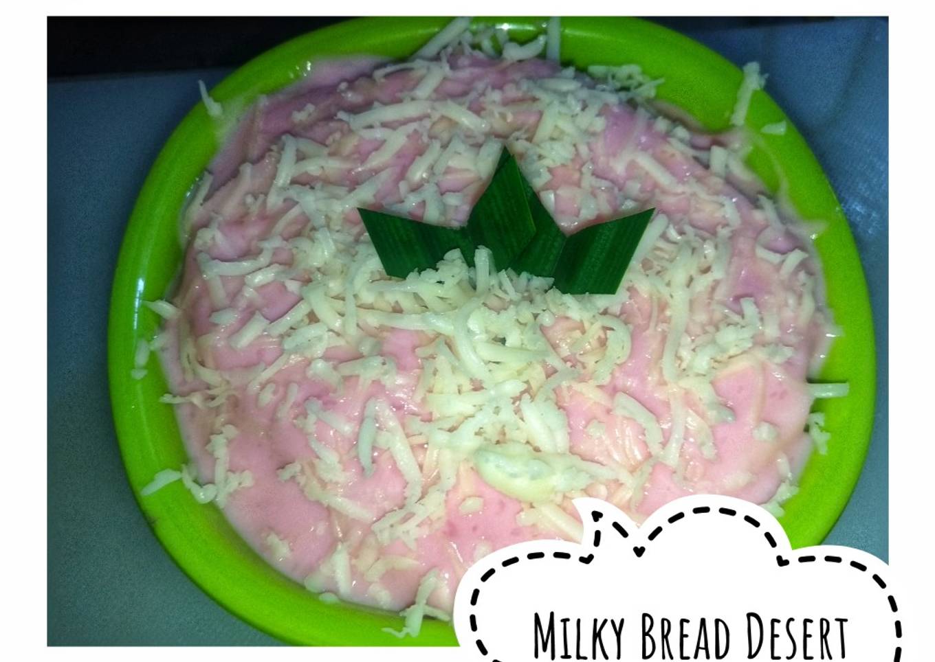 Taro Milky Bread Desert