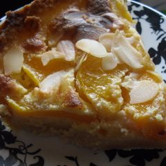 A picture of Tarte aux pêches de vigne.