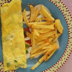 A picture of My easy morning omlet.