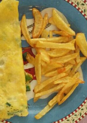 A picture of My easy morning omlet.