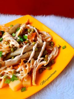 عکسی از دستور سالاد کنگر ونوشک و تره کوهی