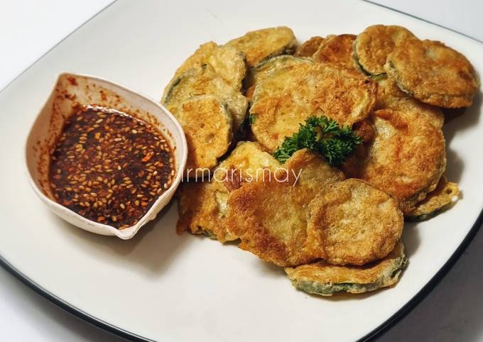 Pan Fried Zucchini (Hobak Jeon)