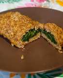 Polpettone ripieno di spinaci