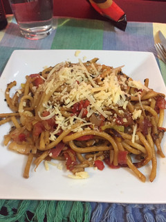 Una foto de Fideos vegetarianos