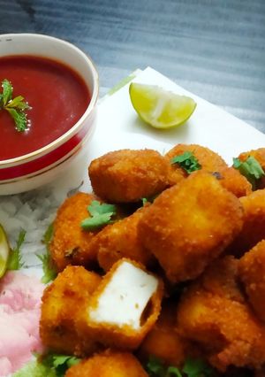 પનીર પોપકોર્ન (Paneer popcorn recipe in gujarati) રેસીપી મુખ્ય ફોટો