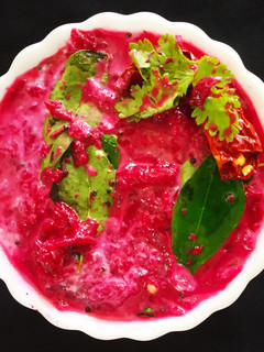பீட்ரூட் பச்சடி (Beetroot pachadi recipe in tamil) செய்முறை முக்கிய புகைப்படம்