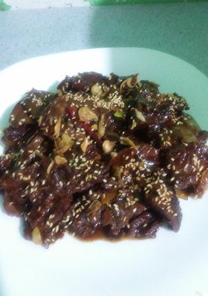 Foto resep Daging teriyaki lada hitam
