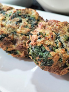Una foto de Filete ruso con espinacas en airfryer