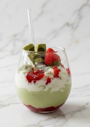 Foto resep Kyoto Strawberry Matcha