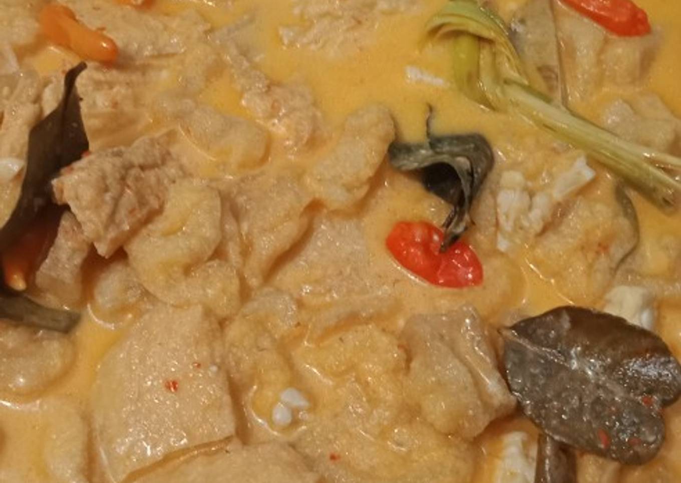 Sayur Krecek + tahu + tempe simpel