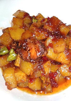 Foto resep Sambel goreng kentang pete #recook